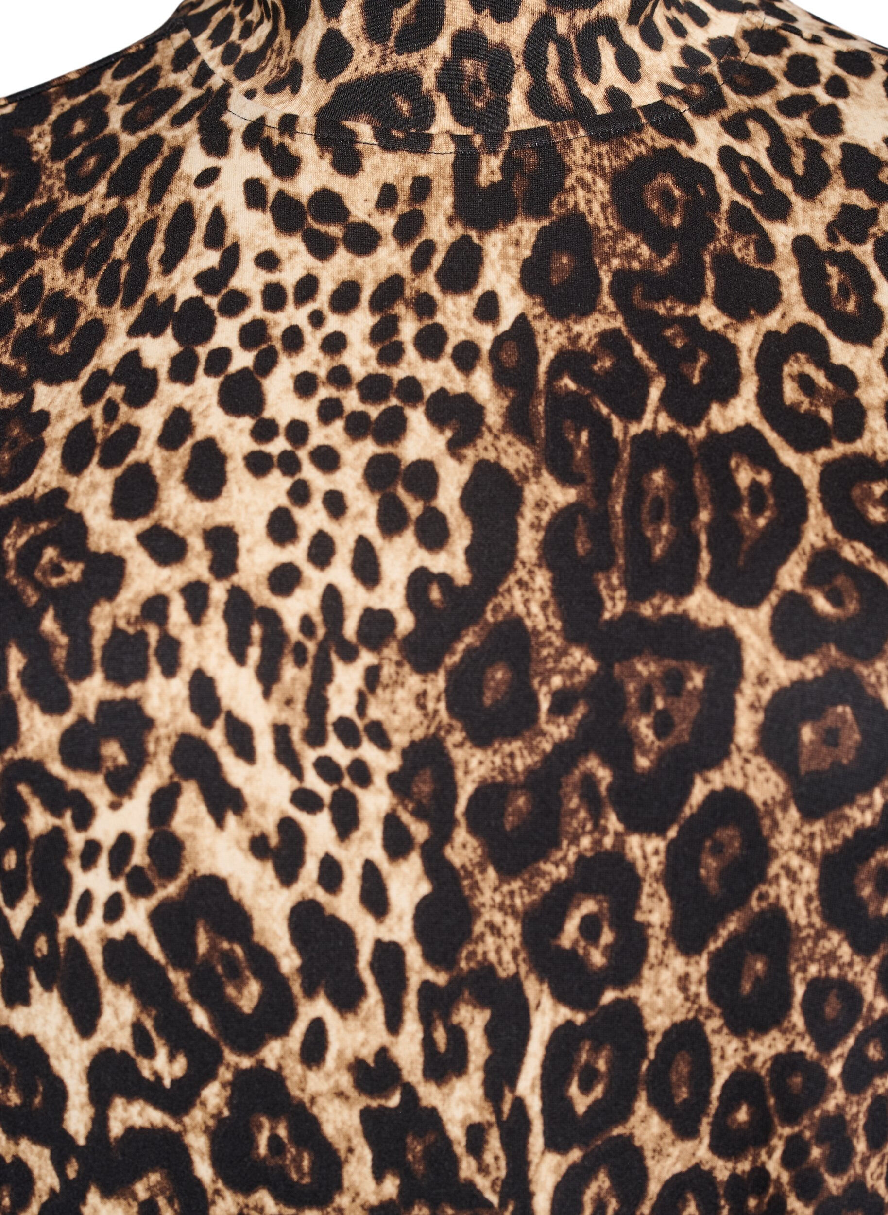 Zizzi FLASH - Robe &agrave; manches longues avec col roul&eacute;, Noir, Packshot image number 2