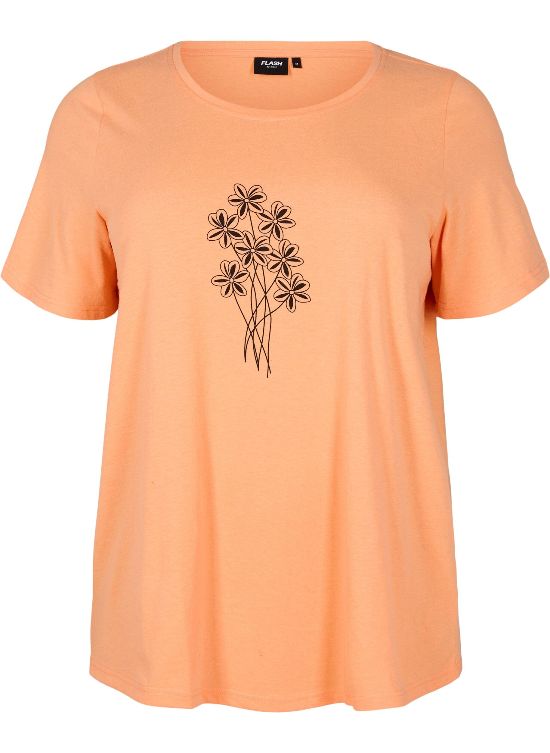 Zizzi FLASH &ndash; T-shirt avec motif, Orange, Packshot image number 0