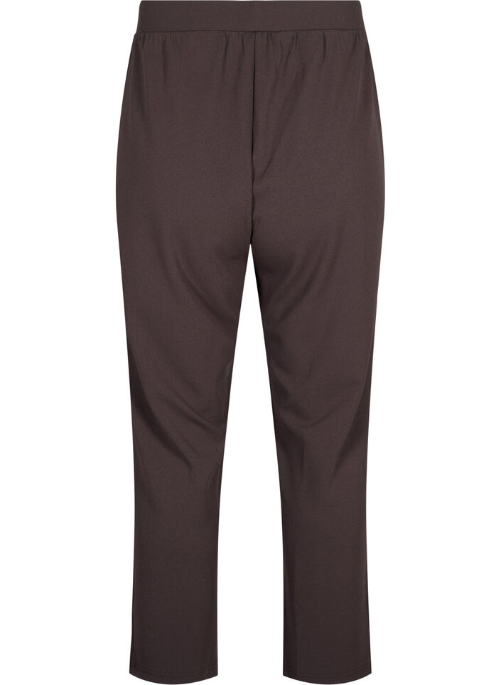 Pantalon &agrave; coupe droite, Marron, Packshot image number 1