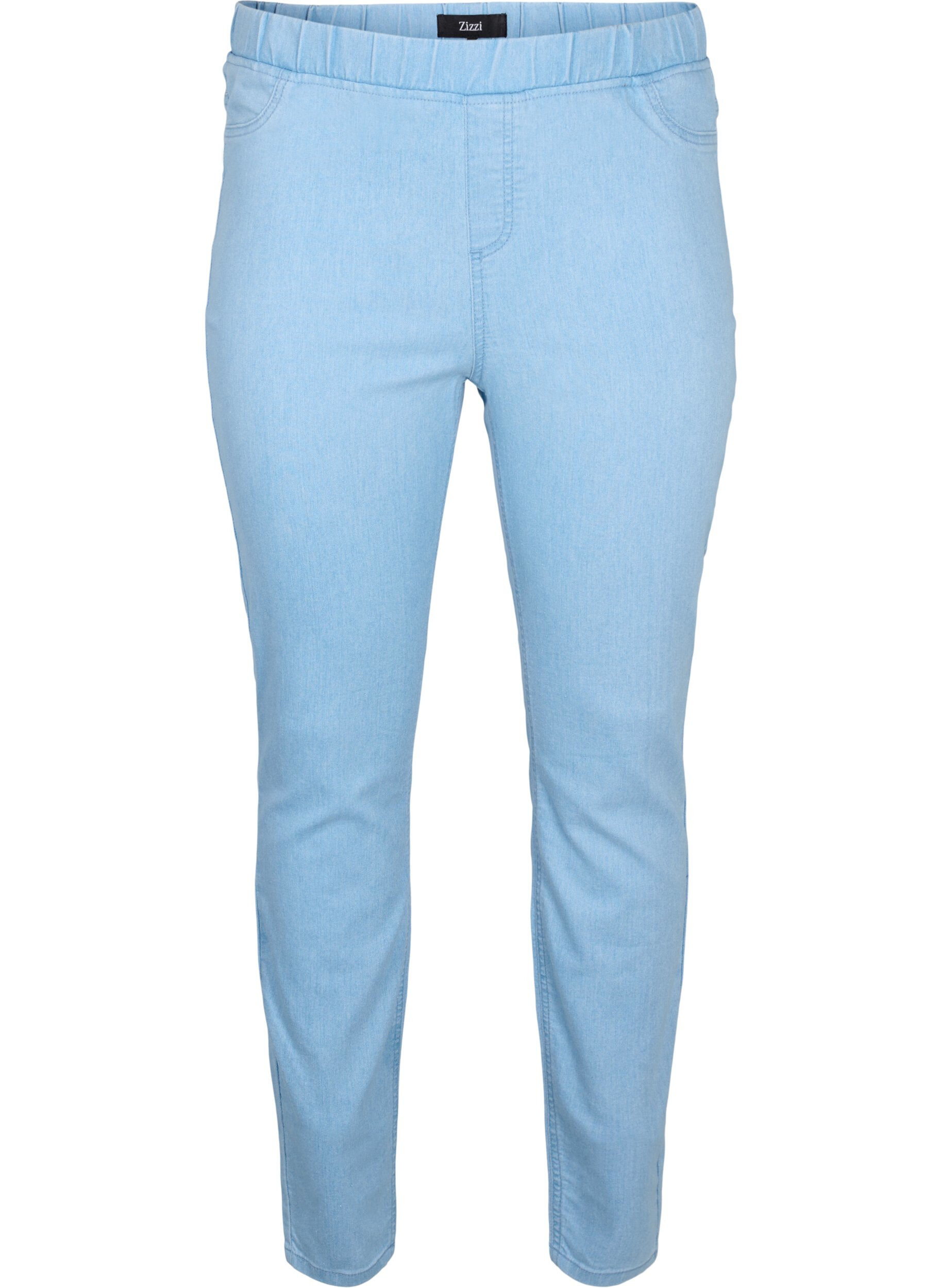 Zizzi Leggings &agrave; poches, Light blue, Packshot image number 0