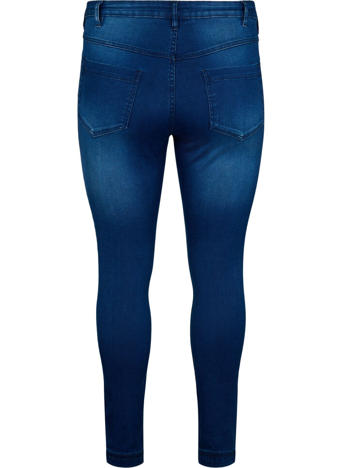 Jean Amy super slim &agrave; taille haute, Blue Denim, Packshot image number 1
