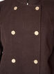 Manteau coupe &eacute;vas&eacute;e avec boutons dor&eacute;s, Marron, Packshot image number 2
