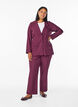 Blazer avec poches et fentes, Bordeaux fonc&eacute;, Model image number 1
