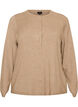 Cardigan avec des boutons ronds, Beige, Packshot image number 0