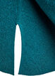 Pull en maille &agrave; motif diagonal et manches raglan, Vert, Packshot image number 3