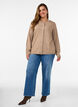Cardigan avec des boutons ronds, Beige, Model image number 1