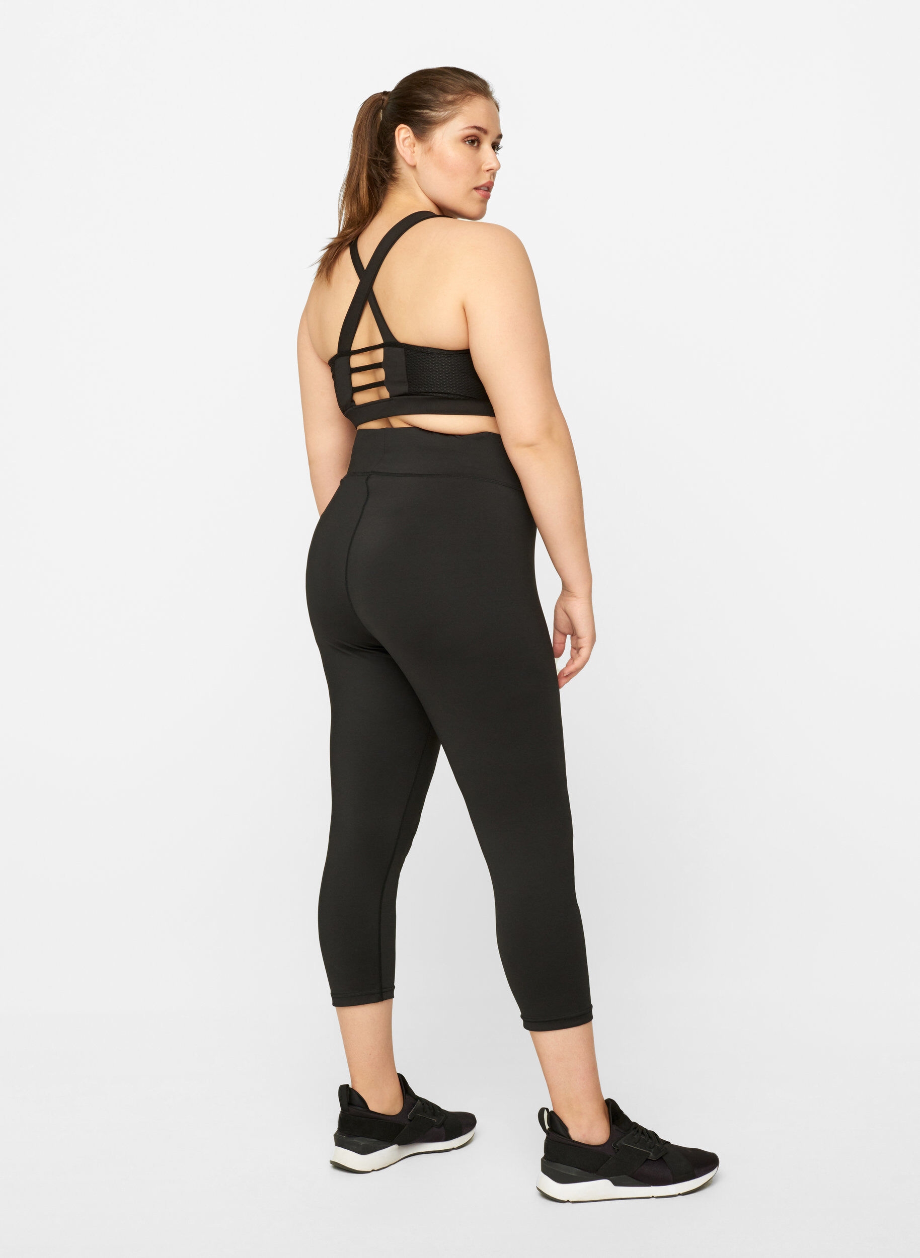 Zizzi Legging, Black, Model image number 1