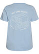 T-shirt graphique en coton bio, Bleu Clair, Packshot image number 1