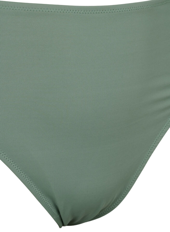Culotte de bikini Tai à taille régulière, Vert clair, Packshot image number 2
