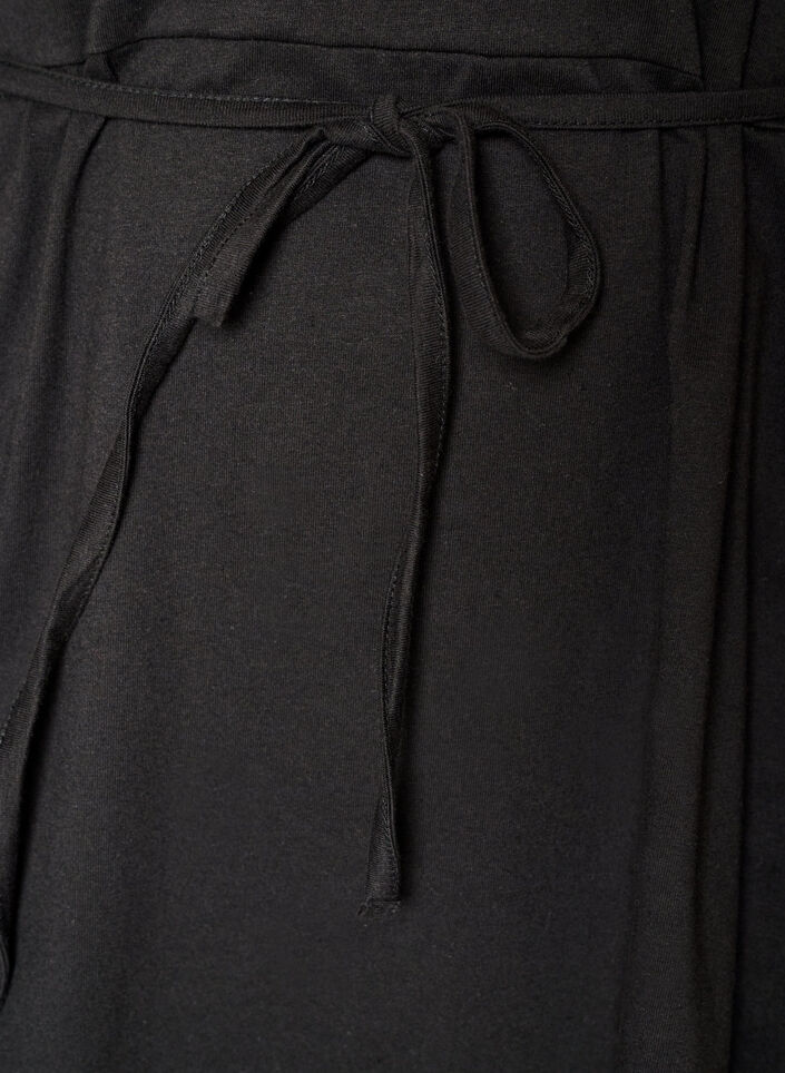 Robe en coton avec manches en broderie anglaise et ceinture &agrave; nouer, Vert, Packshot image number 3