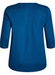 Haut de sport &agrave; manches 3/4, Bleu, Packshot image number 1
