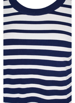 Robe en maille à manches longues, Peacoat W. Stripes, Packshot image number 2