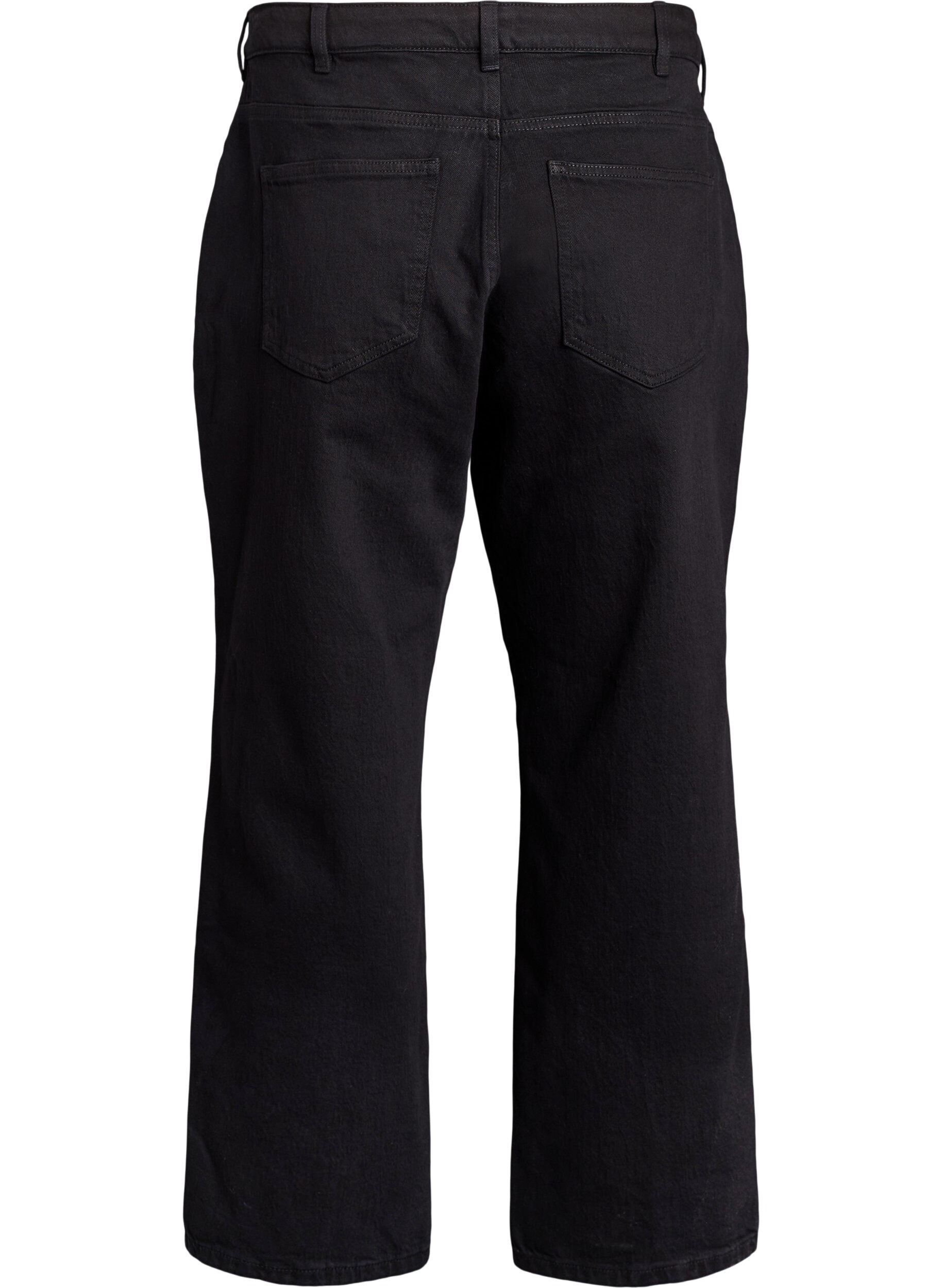 Zizzi Jean ample avec longueur raccourcie, Noir, Packshot image number 1