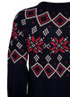 Robes de Noël en tricot, Navy Blazer Comb, Packshot image number 3