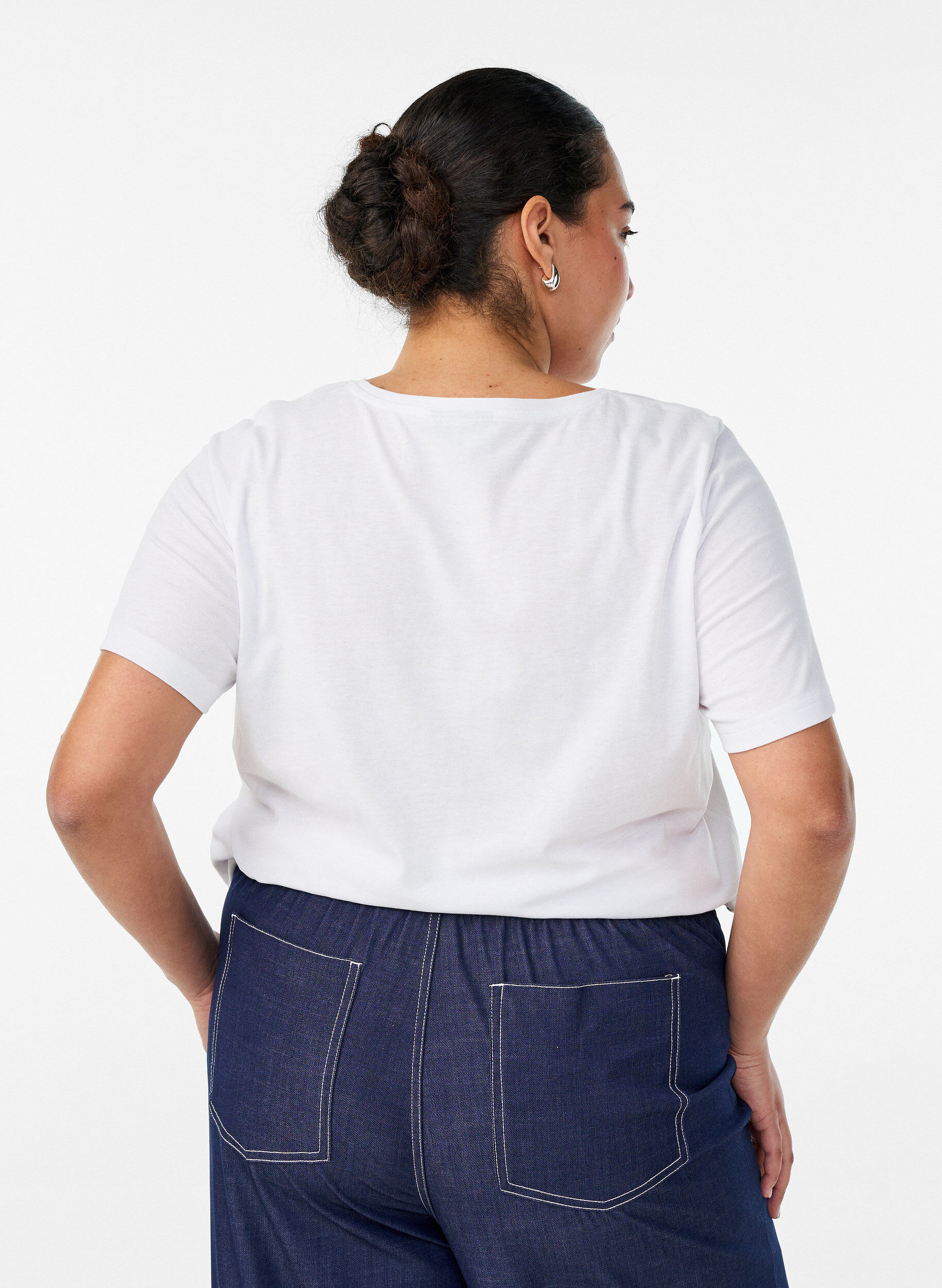 ZizziT-shirt imprim&eacute;, Blanc, Model image number 2