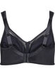 Soutien-gorge avec détails en maille, Black, Packshot image number 1
