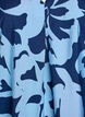 Robe mi-longue imprimée avec col en V, Bleu, Packshot image number 2