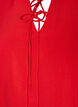 Blouse en viscose avec liens et volants, Rouge, Packshot image number 2