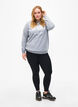 Sweat à capuche, Light Grey Melange, Model image number 2