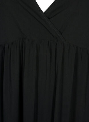 Robe longue sans manches en viscose, Black, Packshot image number 2