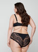 Soutien-gorge moulé avec maille, Noir, Model image number 2