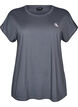 T-shirt de sport couleur unie, Gris, Packshot image number 0