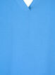 Haut sans manches effet froiss&eacute;, Bleu, Packshot image number 2