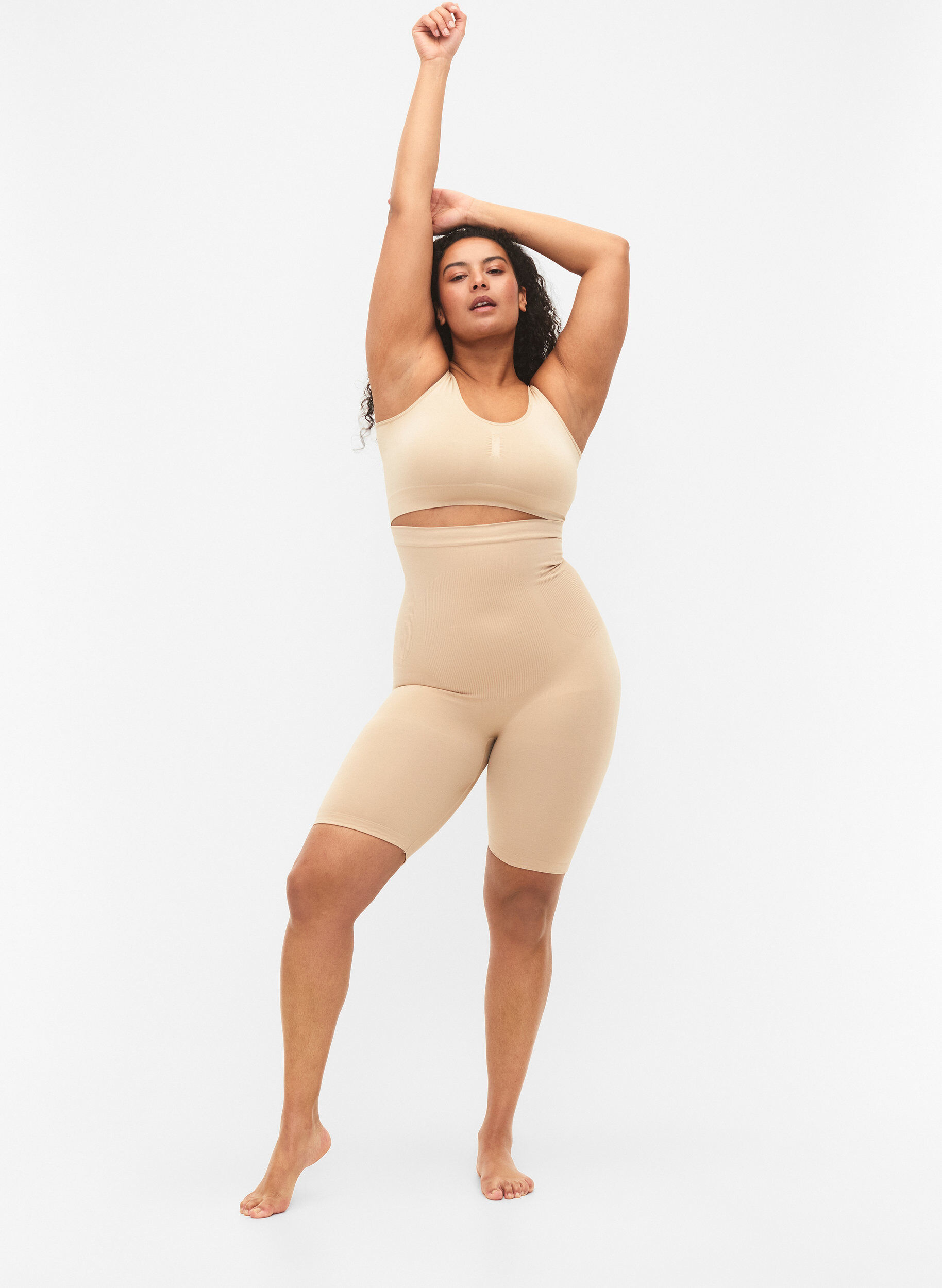 ZizziShort gainant, Beige, Model image number 1