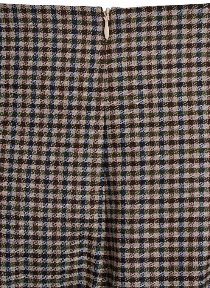 Jupe courte à coupe évasée, Marron, Packshot image number 3