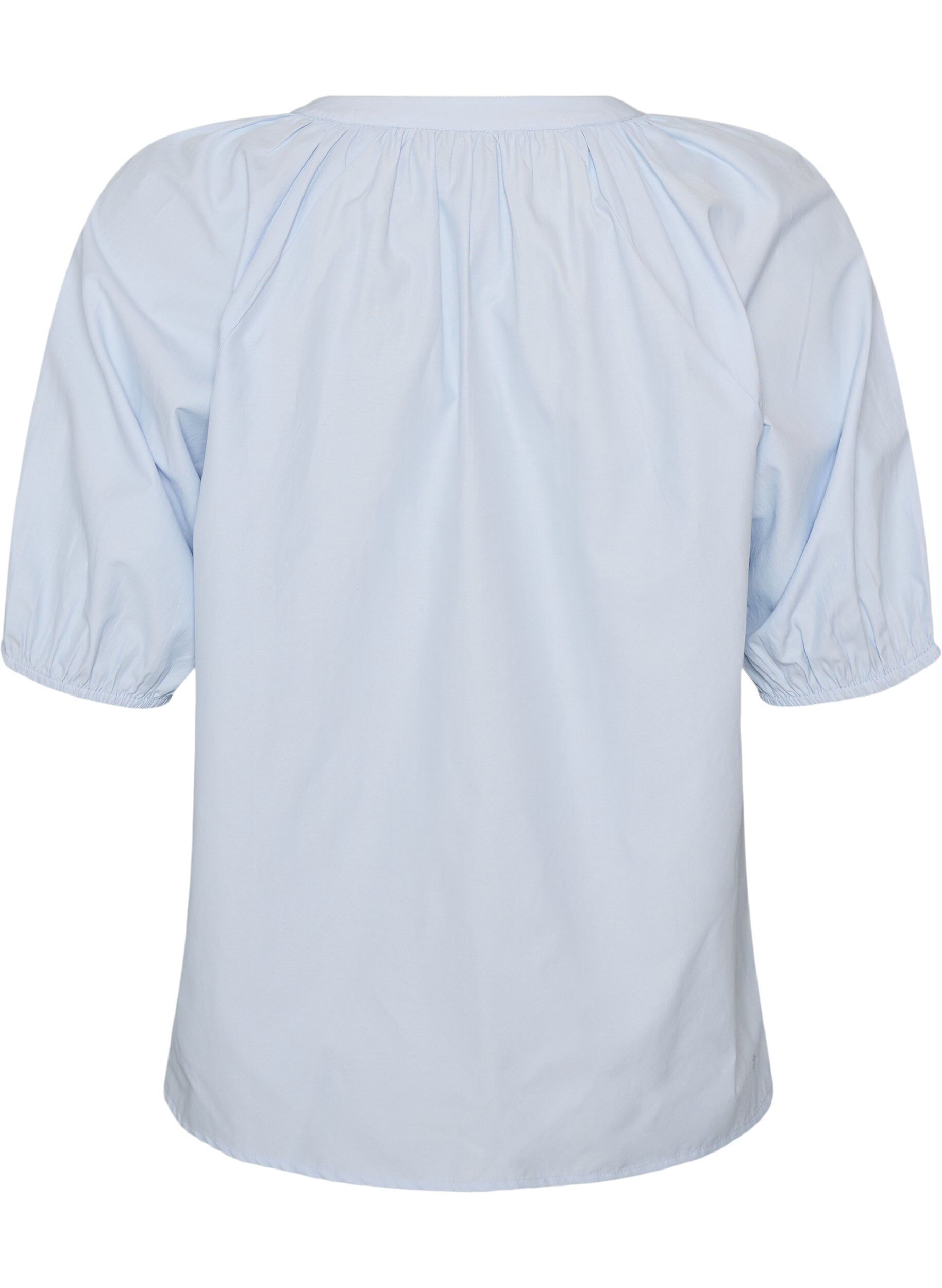 ZizziChemisier avec fermeture boutonn&eacute;e et ceinture &agrave; nouer, Bleu Clair, Packshot image number 1