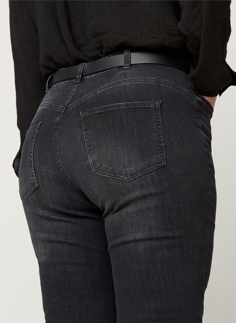Jean Amy, Grey Denim, Model image number 1