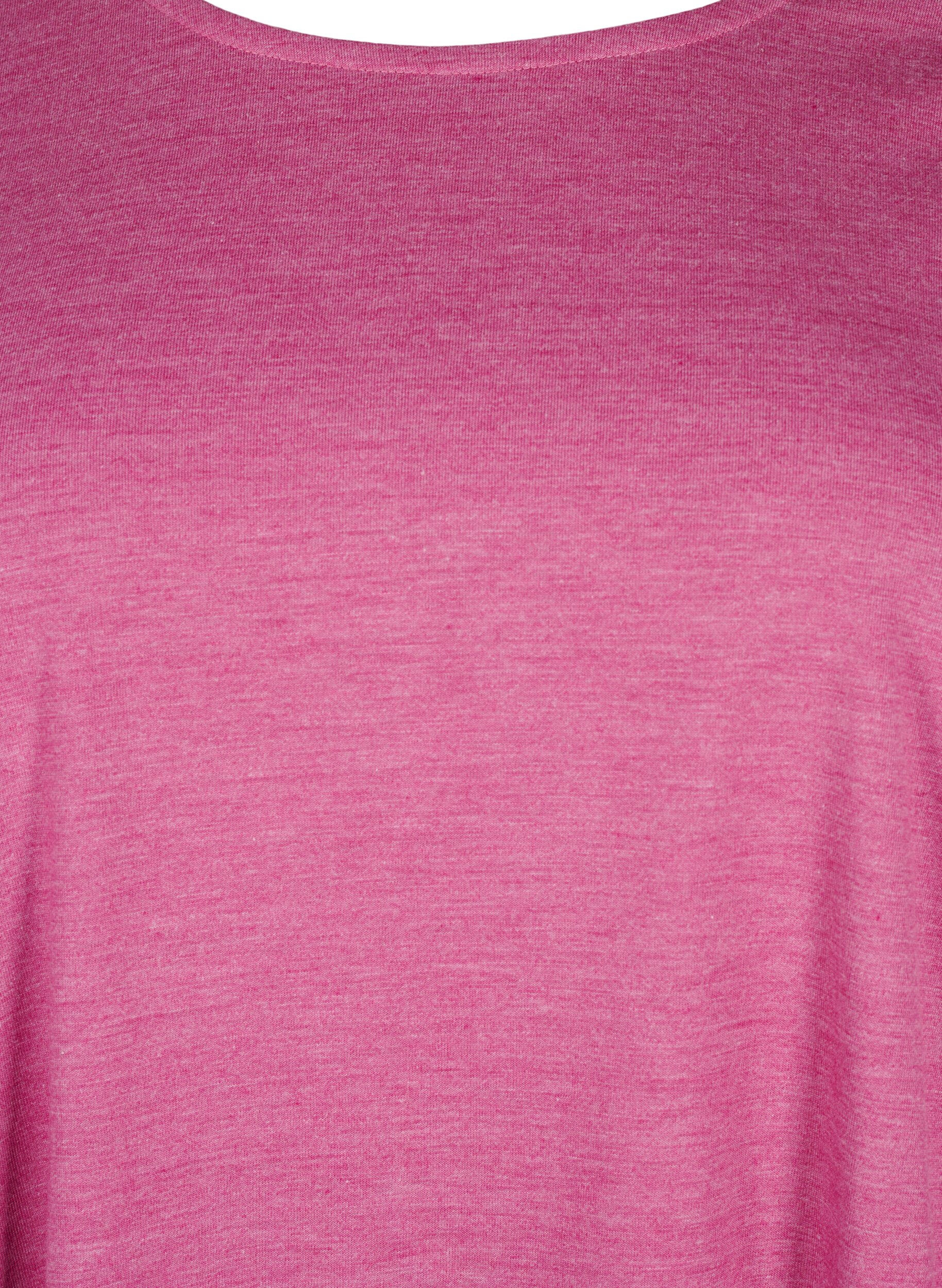 Zizzi T-shirt &agrave; manches longues et &agrave; col rond, Malaga Mel., Packshot image number 2