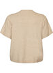 Cardigan en maille avec manches courtes, Beige, Packshot image number 1