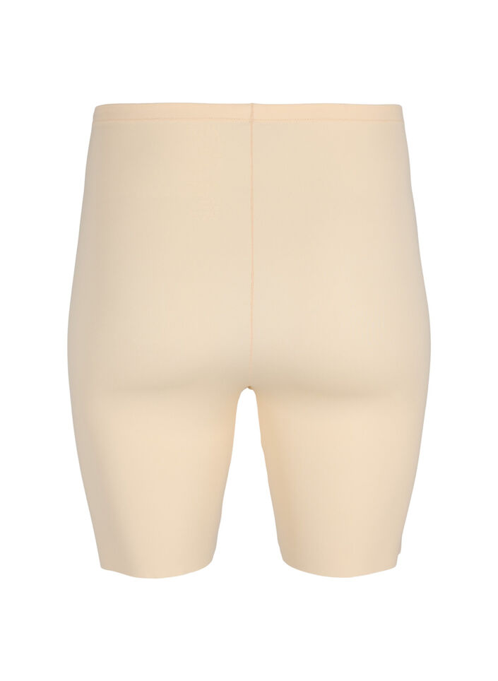 Short shapewear l&eacute;ger &agrave; taille haute, Beige, Packshot image number 1