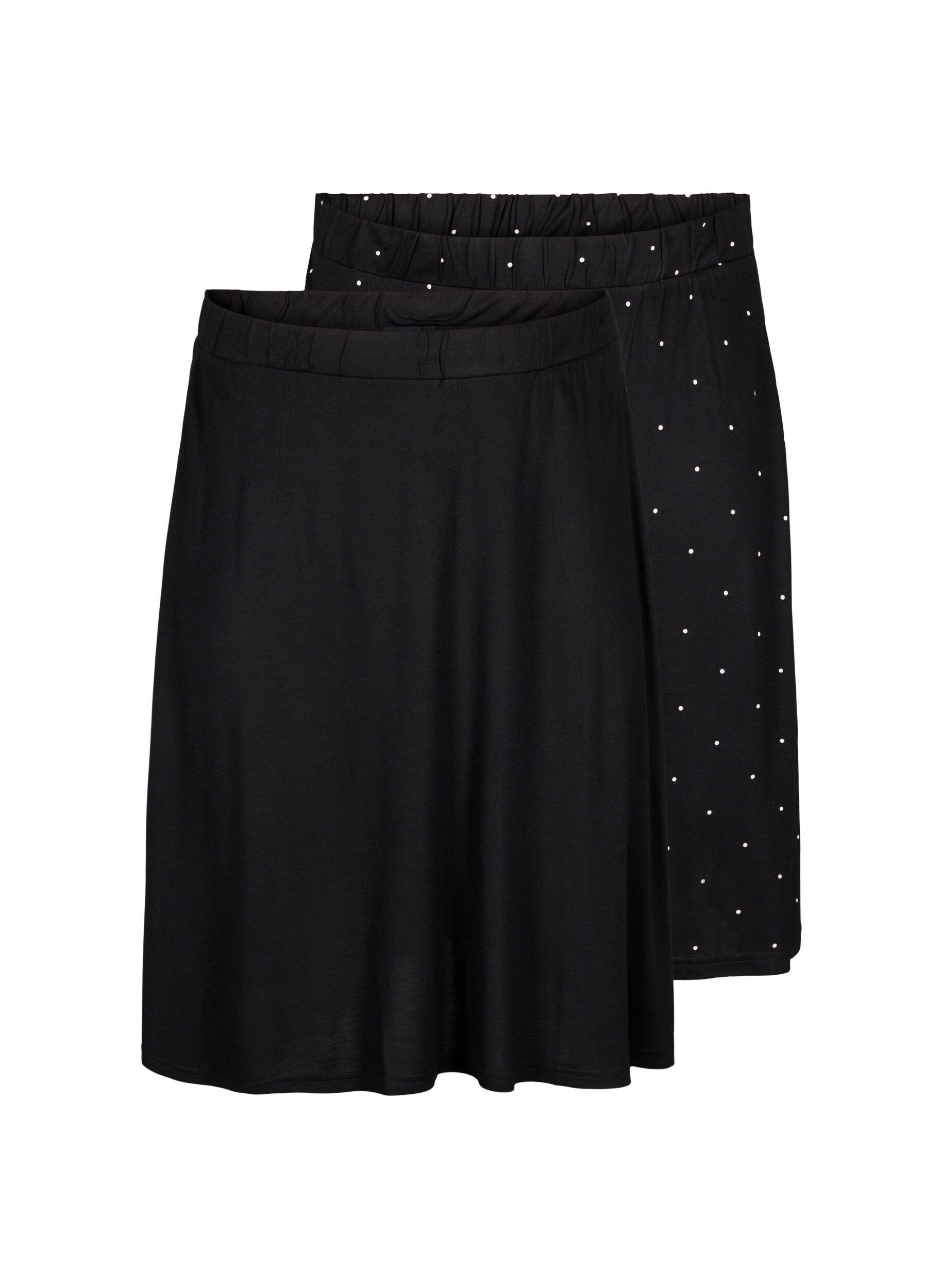 Jupe en viscose 2-pack