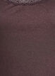 Top avec finitions en dentelle, Marron, Packshot image number 2