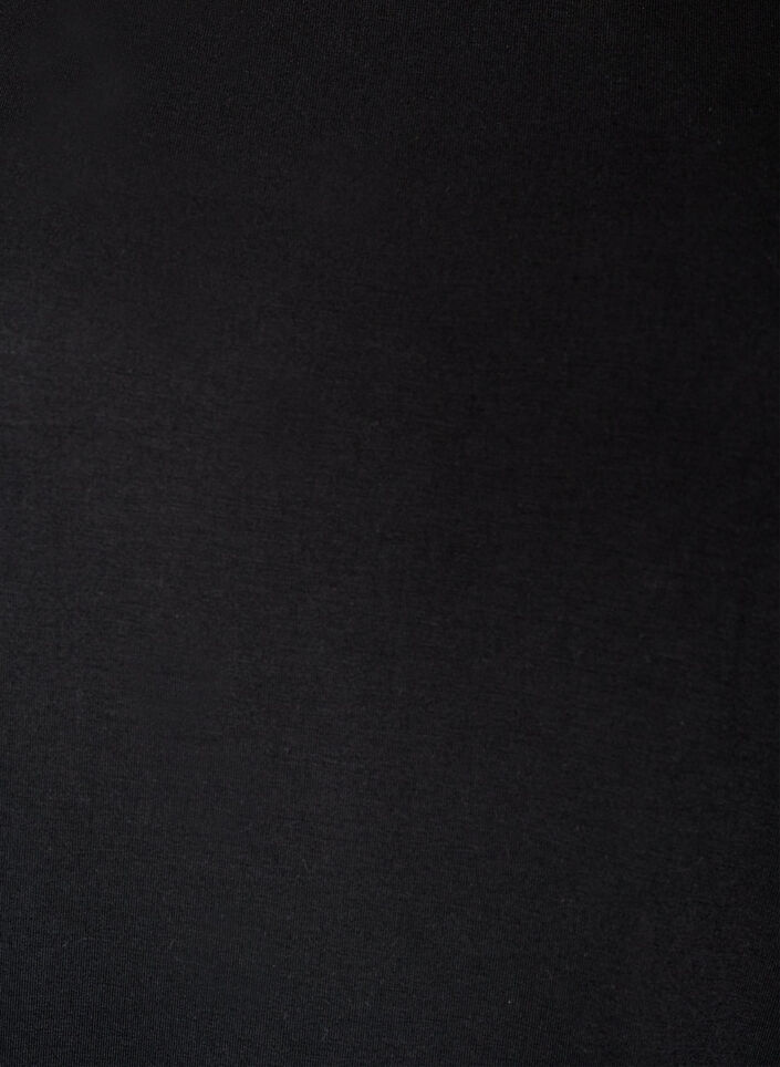 Blouse en jersey avec des manches ballon au coude, Noir, Packshot image number 2