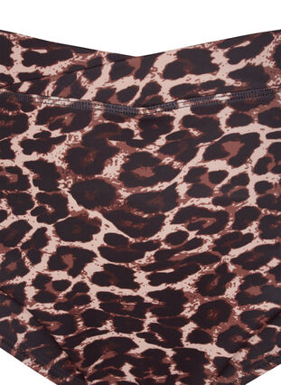 Bas de bikini avec imprimé et taille haute, Autentic Leopard, Packshot image number 2
