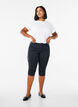 Pantacourt jean slim avec poches, Noir, Model image number 0