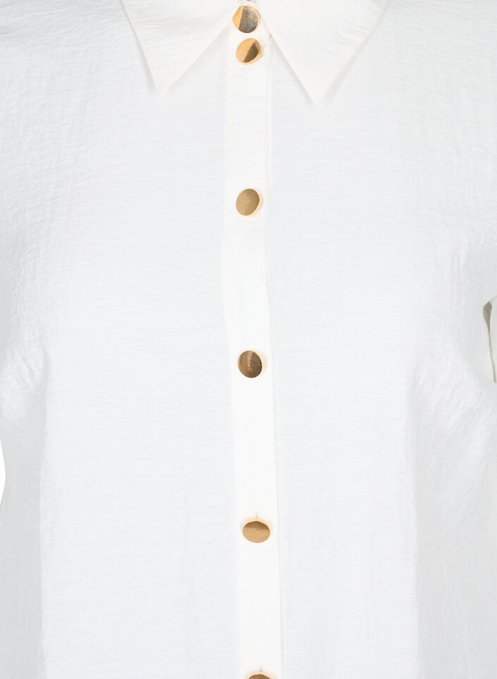 Chemise longue à manches 3/4, Bright White, Packshot image number 2