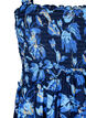 Top de maternité sans manches avec smock, Blue Flower Print, Packshot image number 2