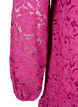 Robe en dentelle avec boutons et forme en A, Festival Fuchsia, Packshot image number 3