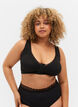 Soutien-gorge avec fermeture frontale, Black, Model image number 0