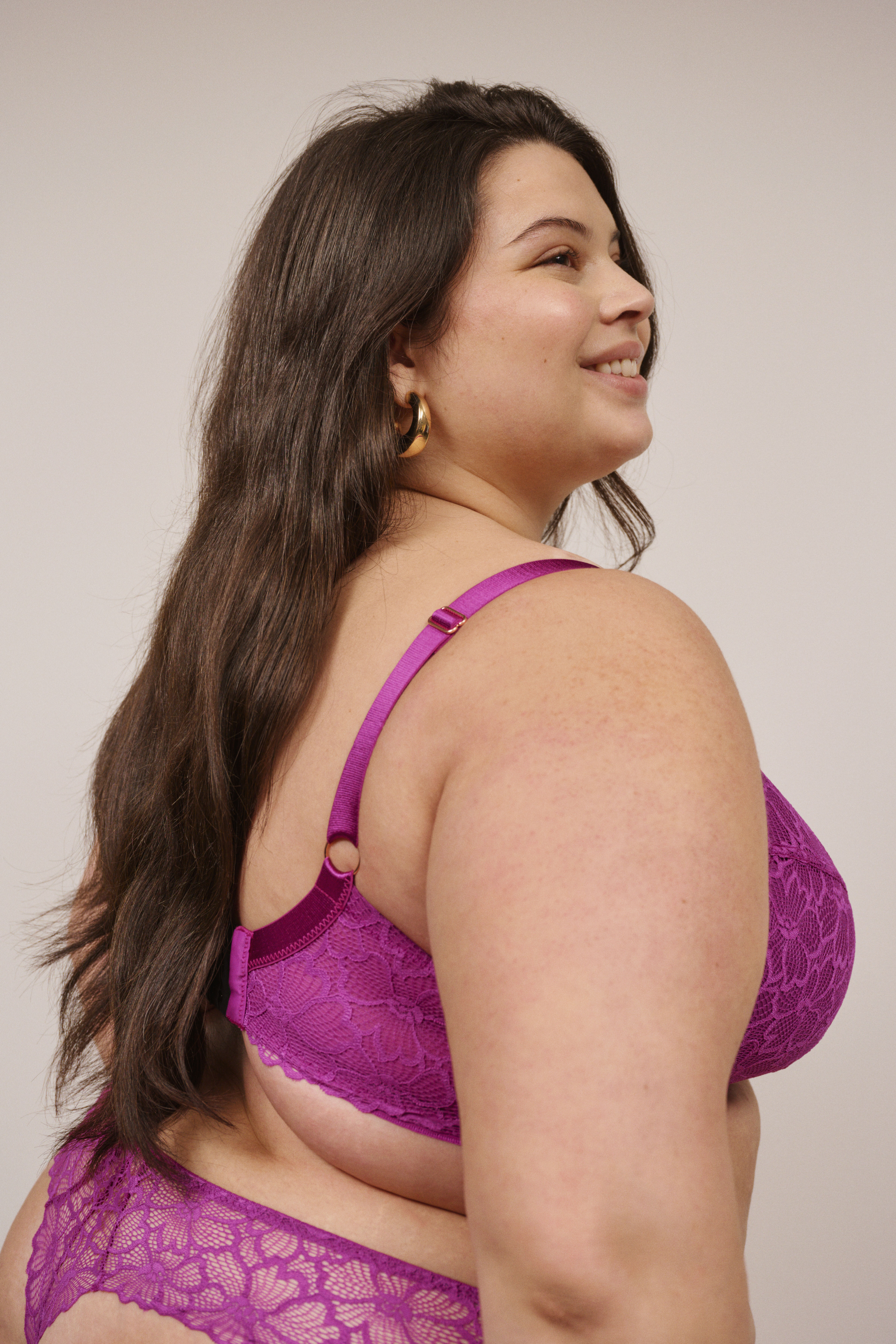 ZizziFloral f&eacute;minin en fuchsia, , Model