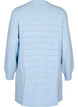 Cardigan long en tricot avec un motif en dentelle, Cashmere Blue Mel., Packshot image number 1