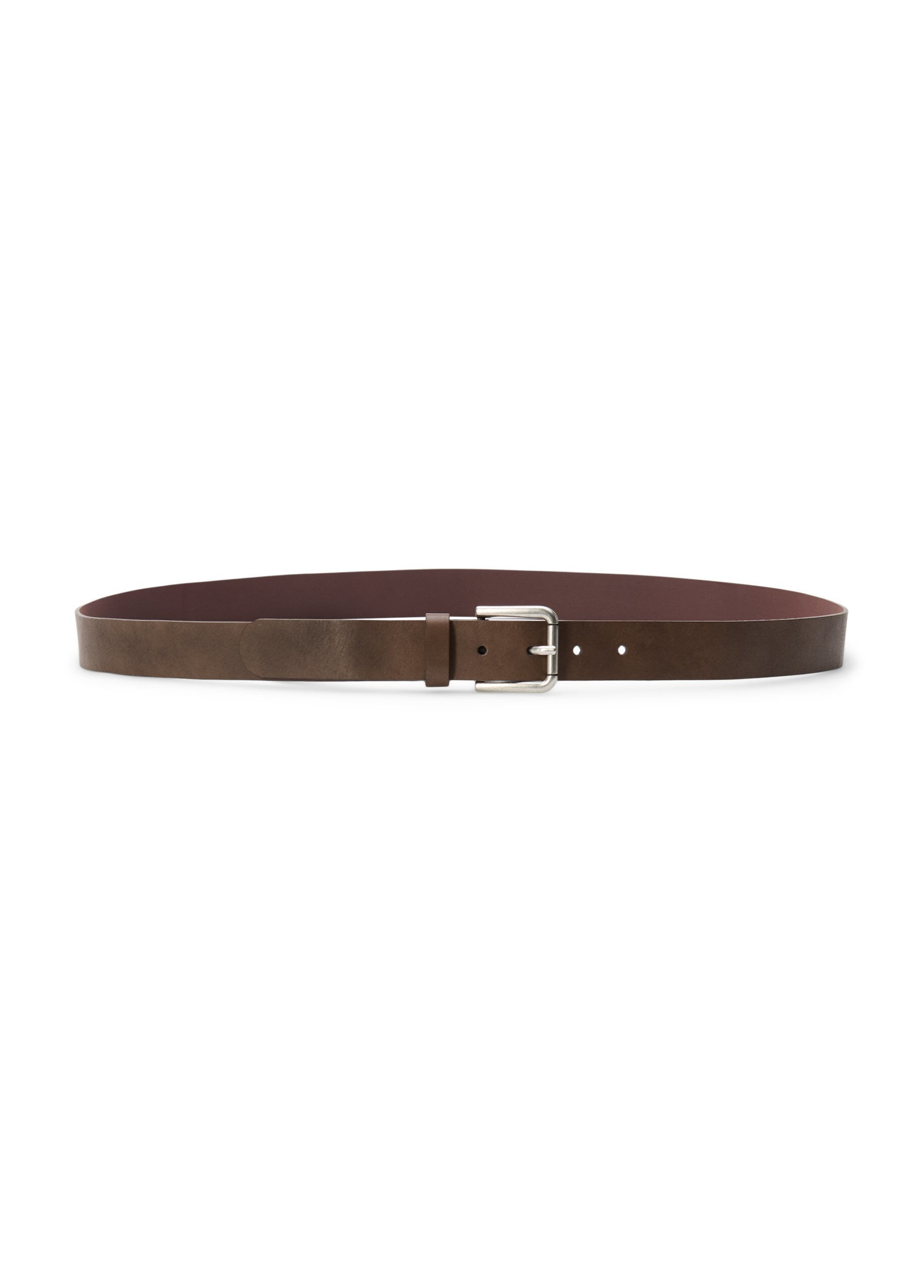 Zizzi Ceinture marron en simili cuir, Bracken, Packshot image number 1