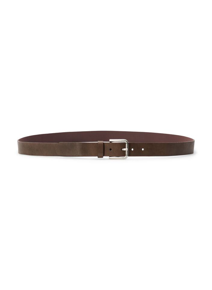 Ceinture marron en simili cuir, Bracken, Packshot image number 1