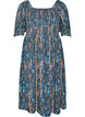 Robe d'&eacute;t&eacute; en viscose &agrave; imprim&eacute; paisley, Bleu, Packshot image number 0