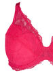 Soutien-gorge en dentelle rembourré avec armature, Rose, Packshot image number 2