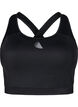 Soutien-gorge de sport avec poche avant, Noir, Packshot image number 0